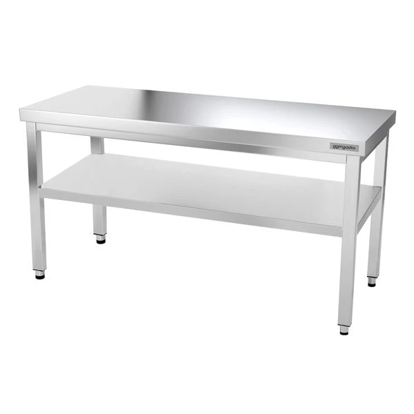 Edelstahl Arbeitstisch PREMIUM - 1600x800mm - Mit Grundboden Ohne Aufkantung 5 Edelstahl Arbeitstisch PREMIUM - 1600x800mm - Mit Grundboden Ohne Aufkantung – Bild 5