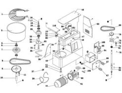 Teigknetmaschine - 53 Liter / 44 Kg - Mit Festem Kessel 18 Teigknetmaschine - 53 Liter / 44 Kg - Mit Festem Kessel -Küchenbedarf Discounter 636846174932428140 fc41 1