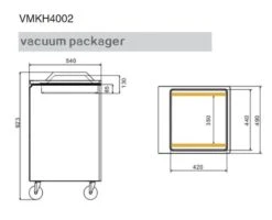 Kammer-Vakuumiergerät - 20m³/h - 900 Watt -Küchenbedarf Discounter 636846186952975368 557f