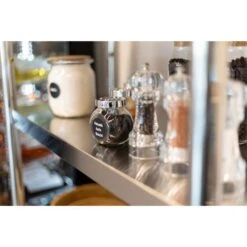 Aufsatzbord PREMIUM - 1200x370mm - Mit 2 Etagen 0,7 M Hoch 16 Aufsatzbord PREMIUM - 1200x370mm - Mit 2 Etagen 0,7 M Hoch -Küchenbedarf Discounter AB2K Stock2 9602