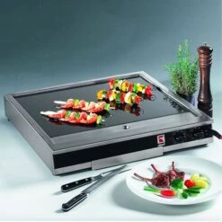 UBERT | Mobiler CERAN®-Glaskeramik Grill - 5,8 KW - Mit Fettablauf -Küchenbedarf Discounter ACGU 2 0e83