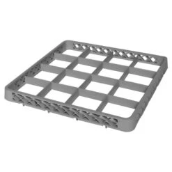 (6 Stück) Aufsatzrand - 16 Fächer- Grau -Küchenbedarf Discounter ARU16 2 7ebb