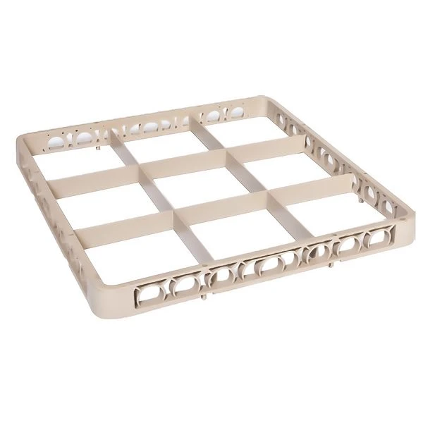 (6 Stück) Aufsatzrand - 9 Fächer- Beige 2 (6 Stück) Aufsatzrand - 9 Fächer- Beige – Bild 2