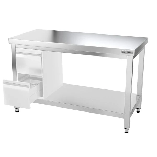 Edelstahl Arbeitstisch PREMIUM - 1000x600mm - Mit Grundboden Ohne Aufkantung 7 Edelstahl Arbeitstisch PREMIUM - 1000x600mm - Mit Grundboden Ohne Aufkantung – Bild 7