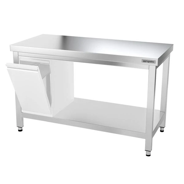 Edelstahl Arbeitstisch PREMIUM - 1400x800mm - Mit Grundboden Ohne Aufkantung 7 Edelstahl Arbeitstisch PREMIUM - 1400x800mm - Mit Grundboden Ohne Aufkantung – Bild 7