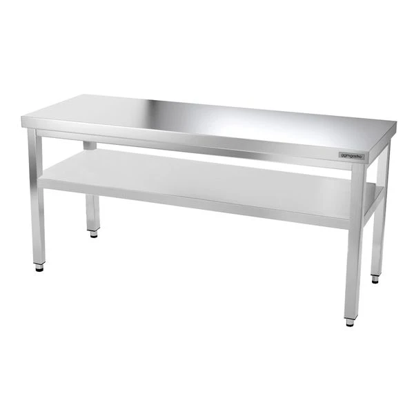 Edelstahl Arbeitstisch PREMIUM - 1500x800mm - Mit Grundboden Ohne Aufkantung 5 Edelstahl Arbeitstisch PREMIUM - 1500x800mm - Mit Grundboden Ohne Aufkantung – Bild 5