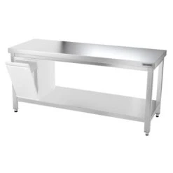 Edelstahl Arbeitstisch PREMIUM - 1500x800mm - Mit Grundboden Ohne Aufkantung 16 Edelstahl Arbeitstisch PREMIUM - 1500x800mm - Mit Grundboden Ohne Aufkantung -Küchenbedarf Discounter ATK158 005 0036