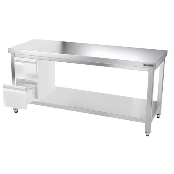 Edelstahl Arbeitstisch PREMIUM - 1500x800mm - Mit Grundboden Ohne Aufkantung 8 Edelstahl Arbeitstisch PREMIUM - 1500x800mm - Mit Grundboden Ohne Aufkantung – Bild 8