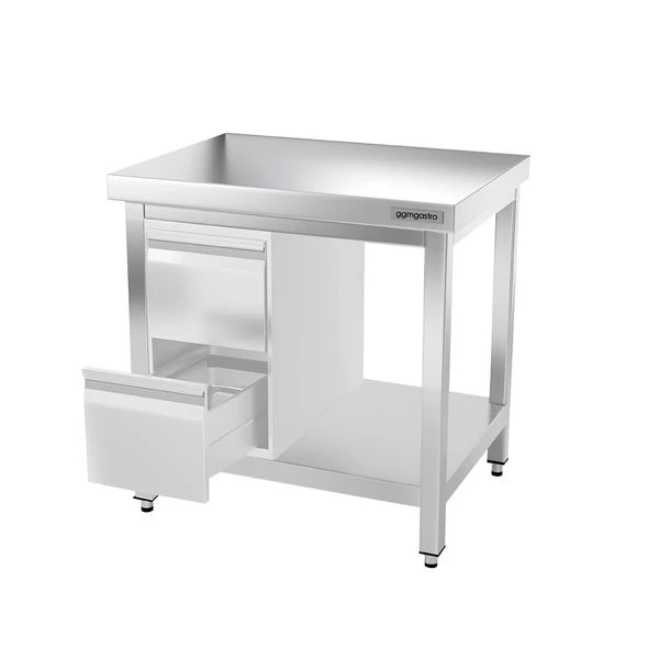 Edelstahl Arbeitstisch PREMIUM - 800x600mm - Mit Grundboden Ohne Aufkantung 6 Edelstahl Arbeitstisch PREMIUM - 800x600mm - Mit Grundboden Ohne Aufkantung – Bild 6