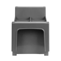 (6 Stück) Besteckeinsatz - Ohne Griffe - Grau -Küchenbedarf Discounter BEU8 2 6a6c