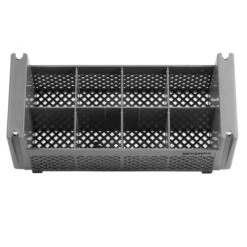 (6 Stück) Besteckeinsatz - Ohne Griffe - Grau -Küchenbedarf Discounter BEU8 3 499c