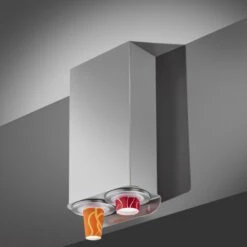 Set Doppelt Becherspender - Kunststoff - Anbauversion -Küchenbedarf Discounter BSKSZL312 room 489b