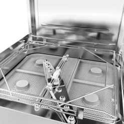 Doppelwandige Durchschubspülmaschine - 8,7 KW - Mit Wärmerückgewinnung - Mit Reiniger-, Klarspüler- & Laugenpumpe 18 Doppelwandige Durchschubspülmaschine - 8,7 KW - Mit Wärmerückgewinnung - Mit Reiniger-, Klarspüler- & Laugenpumpe -Küchenbedarf Discounter BYM102 detail 1 58fa