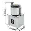 Vegetarischer Cutter - 8 Liter - 370 Watt - 230 Volt - 1400 Rpm