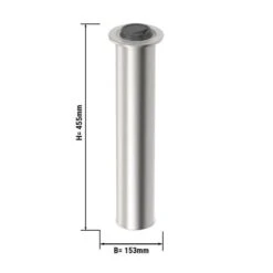 Deckelspender Edelstahl Mit Feder - Einbauversion