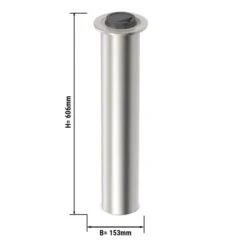 Deckelspender Edelstahl Mit Feder - Einbauversion