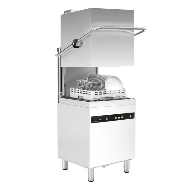 Doppelwandige Durchschubspülmaschine - 8,7 KW - Mit Wärmerückgewinnung - Mit Reiniger-, Klarspüler- & Laugenpumpe 3 Doppelwandige Durchschubspülmaschine - 8,7 KW - Mit Wärmerückgewinnung - Mit Reiniger-, Klarspüler- & Laugenpumpe – Bild 3