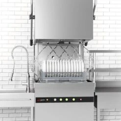 Doppelwandige Durchschubspülmaschine - 8,7 KW - Mit Wärmerückgewinnung - Mit Reiniger-, Klarspüler- & Laugenpumpe 22 Doppelwandige Durchschubspülmaschine - 8,7 KW - Mit Wärmerückgewinnung - Mit Reiniger-, Klarspüler- & Laugenpumpe -Küchenbedarf Discounter DSHI1080W detail 3 de8d