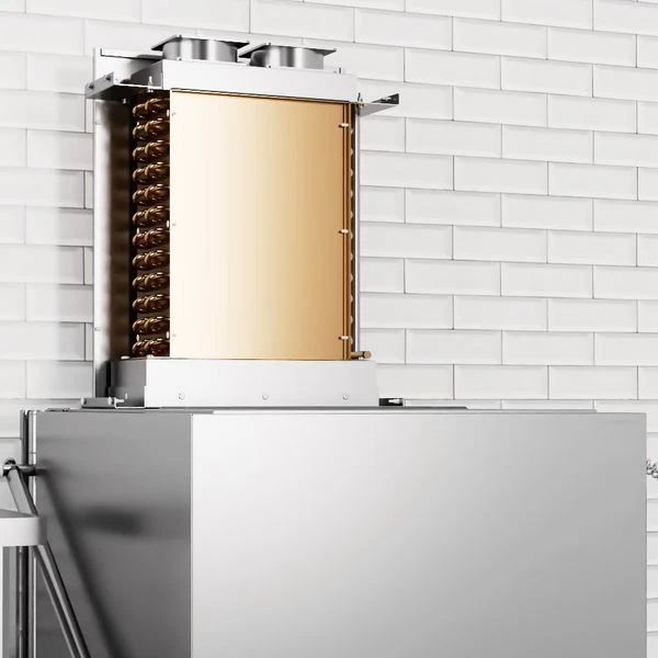 Doppelwandige Durchschubspülmaschine - 8,7 KW - Mit Wärmerückgewinnung - Mit Reiniger-, Klarspüler- & Laugenpumpe 12 Doppelwandige Durchschubspülmaschine - 8,7 KW - Mit Wärmerückgewinnung - Mit Reiniger-, Klarspüler- & Laugenpumpe – Bild 12