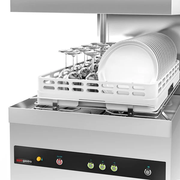 Doppelwandige Durchschubspülmaschine - 8,7 KW - Mit Wärmerückgewinnung - Mit Reiniger-, Klarspüler- & Laugenpumpe 9 Doppelwandige Durchschubspülmaschine - 8,7 KW - Mit Wärmerückgewinnung - Mit Reiniger-, Klarspüler- & Laugenpumpe – Bild 9