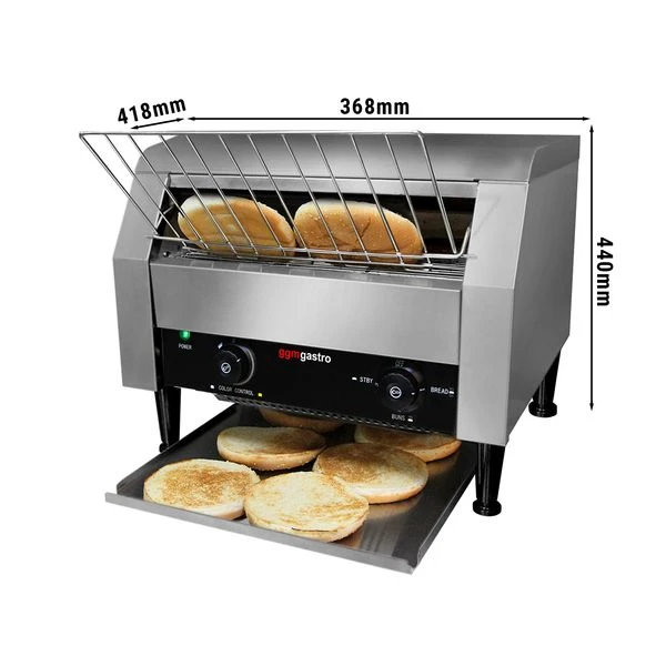 Durchlauftoaster 2,3 KW | Kettentoaster | Toaster | Conveyor 1 Durchlauftoaster 2,3 KW | Kettentoaster | Toaster | Conveyor