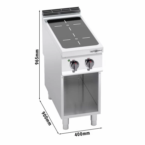 Induktionsherd - 8 KW - 2 Kochfelder 1 Induktionsherd - 8 KW - 2 Kochfelder