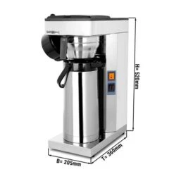 Filterkaffeemaschine - 2,2 Liter - 2,2kW - Mit Thermokinetik - Inkl. Pumpthermoskanne