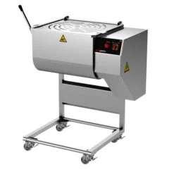 Elektrischer Fleischmischer - 85 Liter - 50 Kg - 1,1 KW - 2 Messer -Küchenbedarf Discounter FMESP185 002 69aa 2