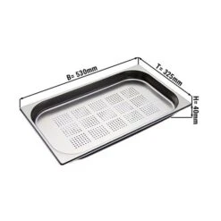 GN Behälter Gelocht 1/1 - Tiefe 40 Mm