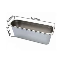 GN Behälter 2/4 - Tiefe 150 Mm