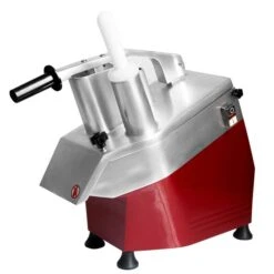 Elektrischer Gemüseschneider- 550 Watt - Rot - Inkl. 5 Schneidescheiben -Küchenbedarf Discounter GEH5R 2 3ae7