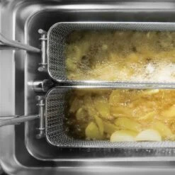 Gas Fritteuse - 20 Liter - 17,5 KW - Mit Automatischer Korbanhebung & Ölfiltersystem -Küchenbedarf Discounter GFEKALB20 detail 3 f3e7