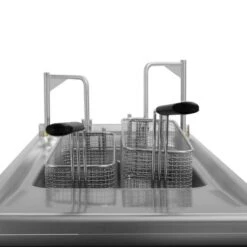 Gas Fritteuse - 20 Liter - 17,5 KW - Mit Automatischer Korbanhebung & Ölfiltersystem -Küchenbedarf Discounter GFEKALB20 detail 4 0cfa