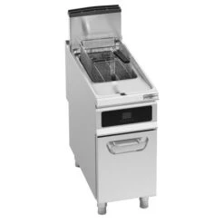 Gas Fritteuse - 20 Liter - 17,5 KW - Mit Ölfiltersystem -Küchenbedarf Discounter GFEKB20 4 ee00