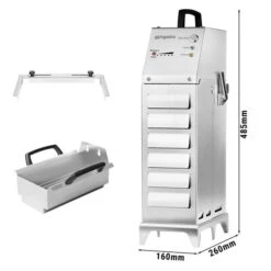 Tragbarer Akku-Frittierölfilter - 80 Liter/Minute - Für Ab 20 Liter Fritteusen