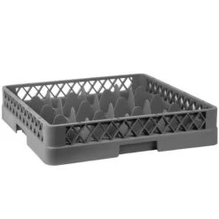 (6 Stück) Gläserkorb - 500x500mm - Mit 16 Fächern - Grau -Küchenbedarf Discounter GKU16 2 888d