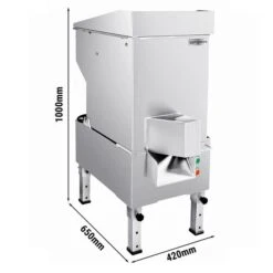 Elektrischer Kartoffelschneider - 1500 Kg/h - 370 Watt - 230 Volt