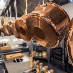 Bratpfanne Aus Kupfer - Ø 20 Cm -Küchenbedarf Discounter Kupfer Millieu 4563