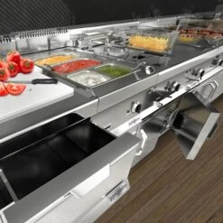 Elektro Wasserdirektgrill - 8,75 KW 13 Elektro Wasserdirektgrill - 8,75 KW -Küchenbedarf Discounter Loft links edelstahl 80e7 9