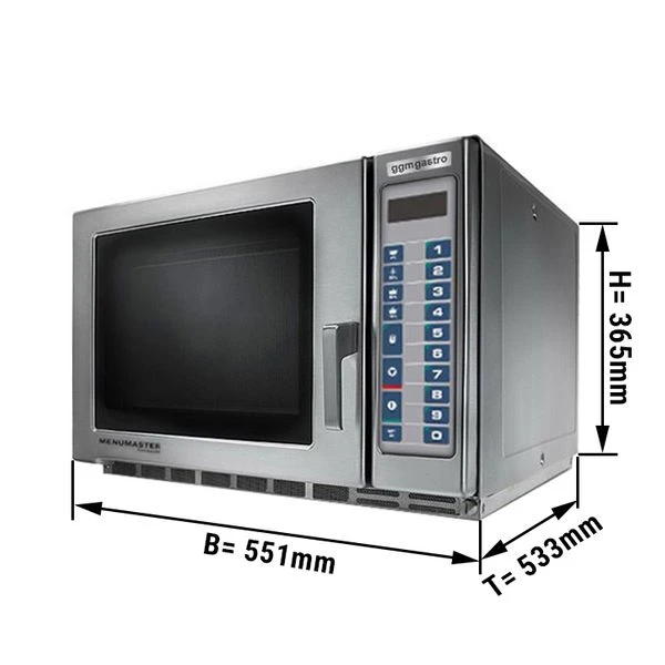 Mikrowelle Automatic - 34 Liter - 1,8 KW - Digital 1 Mikrowelle Automatic - 34 Liter - 1,8 KW - Digital