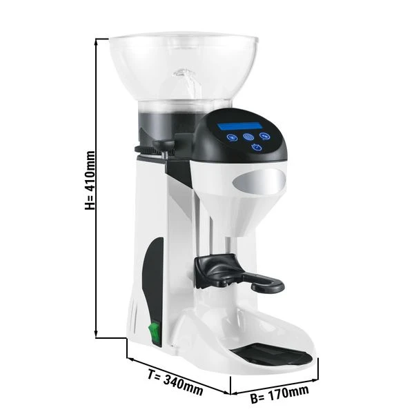 Kaffeemühle - Weiß - 1kg - 275 Watt - 77dB 1 Kaffeemühle - Weiß - 1kg - 275 Watt - 77dB
