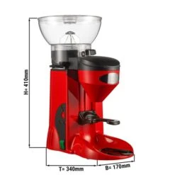 Kaffeemühle - Rot - 1kg - 270 Watt - 77dB