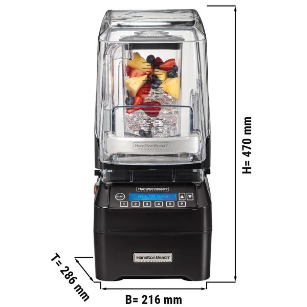 HAMILTON BEACH | High Performance Mixer - ECLIPSE - 1,4 Liter - 1 KW 1 HAMILTON BEACH | High Performance Mixer - ECLIPSE - 1,4 Liter - 1 KW