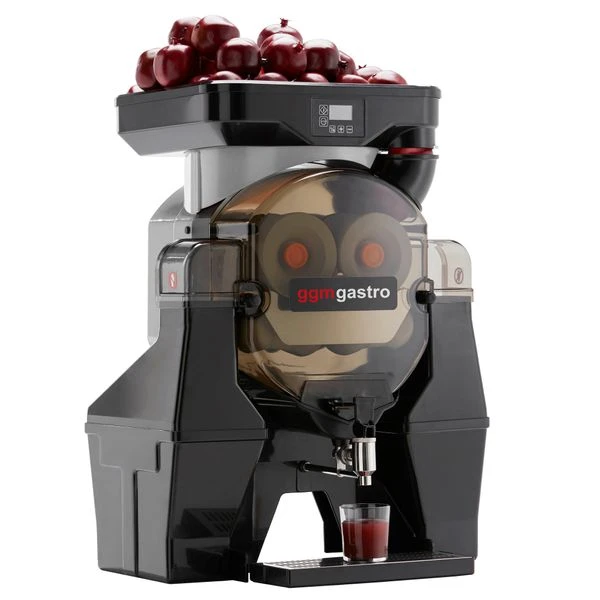 Elektrische Fruchtsaftpresse - Silber - Manuelle Zufuhr - Inkl. Regulierbarem Ablasshahn 2 Elektrische Fruchtsaftpresse - Silber - Manuelle Zufuhr - Inkl. Regulierbarem Ablasshahn – Bild 2