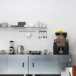 Elektrische Fruchtsaftpresse - Silber - Manuelle Zufuhr -Küchenbedarf Discounter OBZ Big silver room 7445