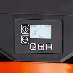 Elektrische Orangenpresse - Orange - Manuelle Zufuhr - Inkl. Regulierbarem Ablasshahn -Küchenbedarf Discounter OBZ detail display 2abb 4