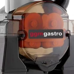 Elektrische Orangenpresse - Silber - Manuelle Zufuhr - Inkl. Ablasshahn & Reinigungsmodus -Küchenbedarf Discounter OBZ detail juicer silver b549 6