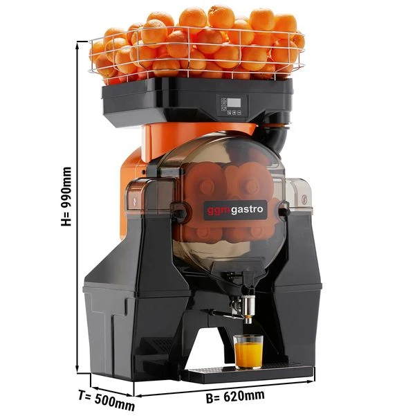 Elektrische Orangenpresse - Orange - Automatische Zufuhr - Inkl. Regulierbarem Ablasshahn 1 Elektrische Orangenpresse - Orange - Automatische Zufuhr - Inkl. Regulierbarem Ablasshahn