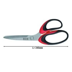 Papier-/ Tapetenschere - 24,5 Cm - Schnittlänge: 11 Cm