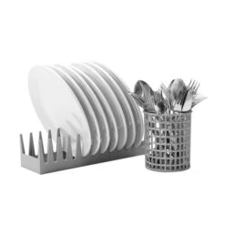 (12 Stück) Gestell Für 12 Teller - Grau -Küchenbedarf Discounter RBKU GTU12 d7f1